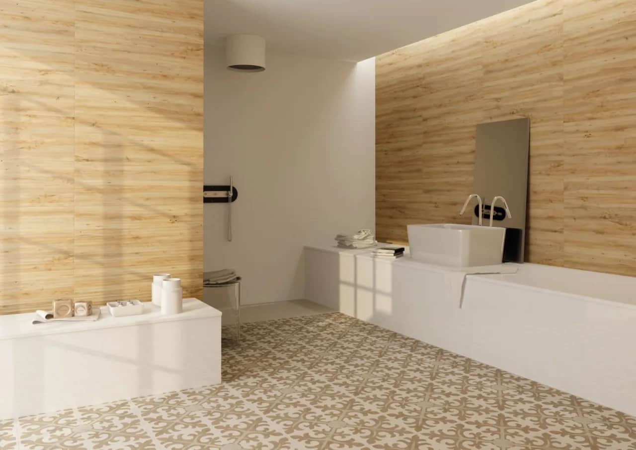 Płytki jak drewno do łazienki – czy to dobry wybór? Zalety, aranżacje i porady