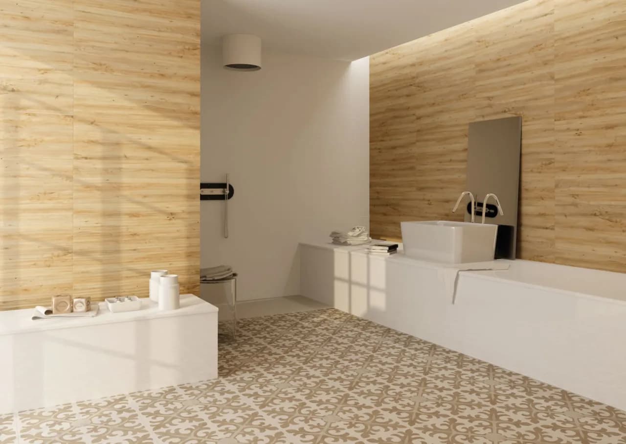 Płytki jak drewno do łazienki – czy to dobry wybór? Zalety, aranżacje i porady