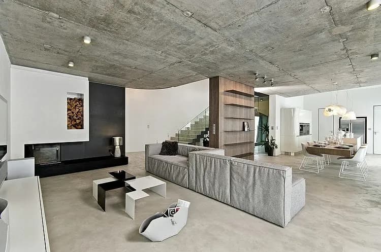 Surowy betonowy sufit: Jak stworzyć efektowne industrialne wnętrze